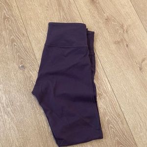 Athleta High Rise Leggings Wild Raisin Size Med
